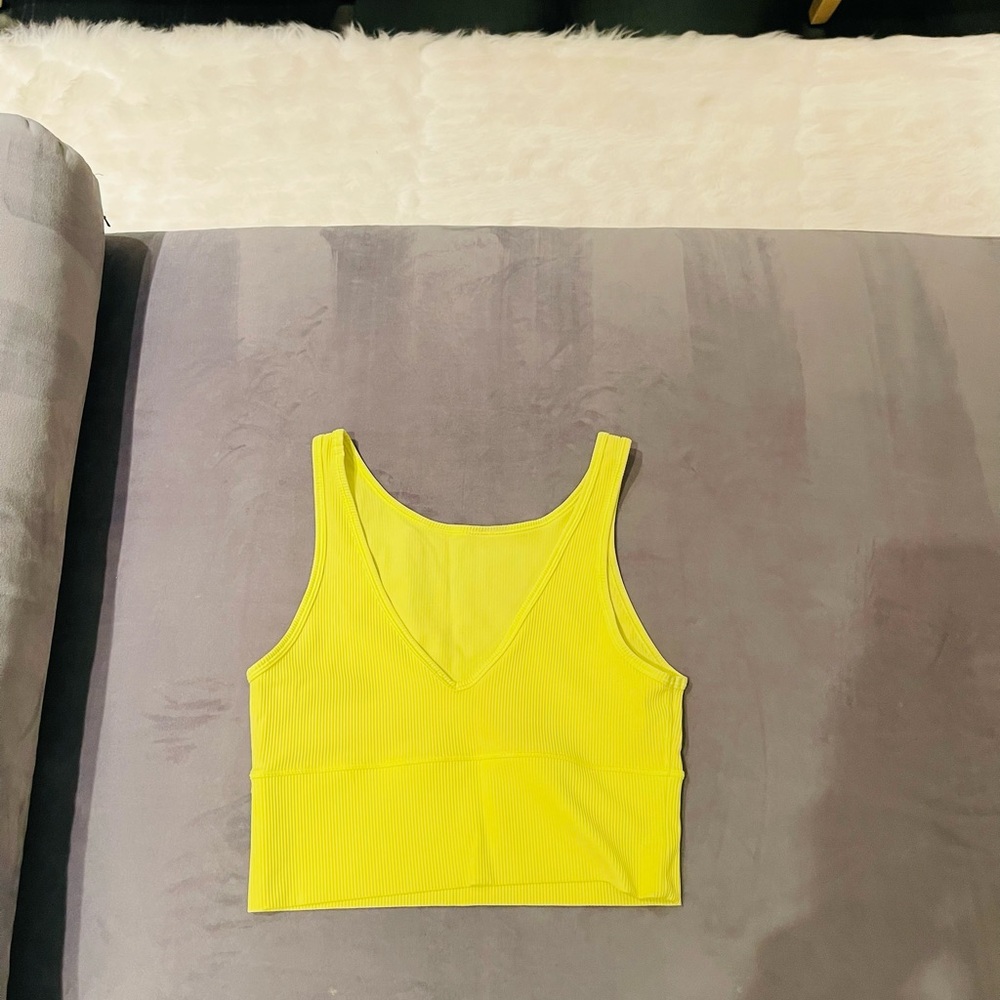 lululemon athletica Yellow Tank Top